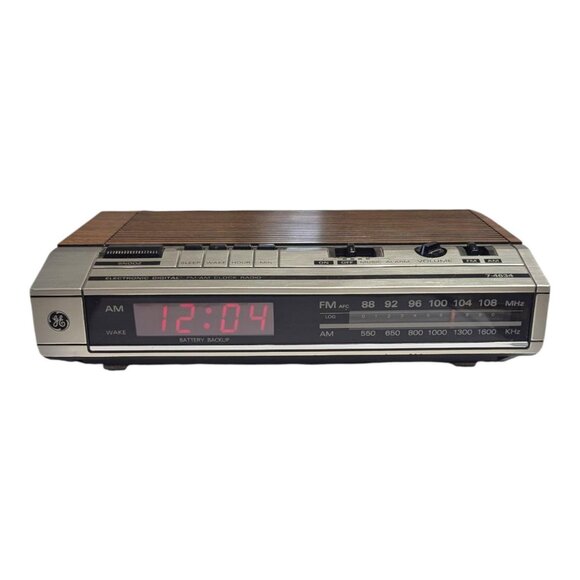 General Electric Other - Vintage GE Model 7-4634B Electronic Digital Alarm Clock Radio Tested Working